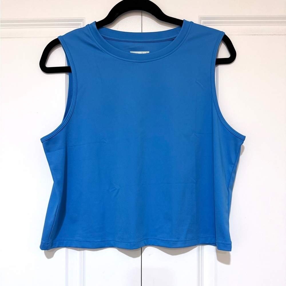 Sleeveless Active Tank Top - Blue